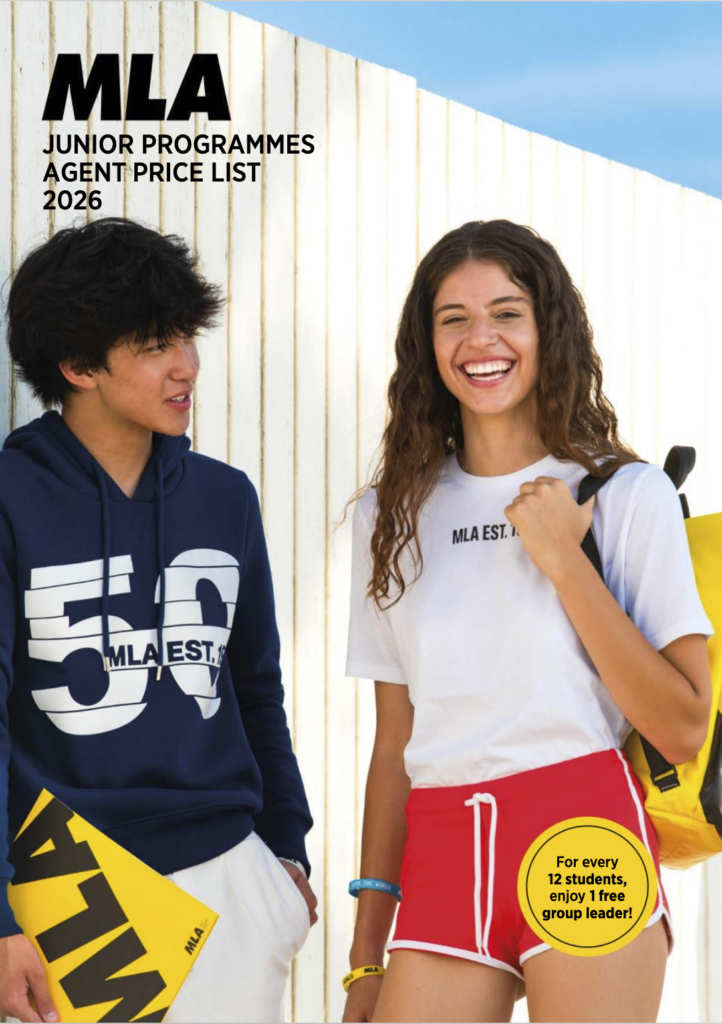 MLA Junior Programmes Agent Price List 2026 cover with two smiling teenagers